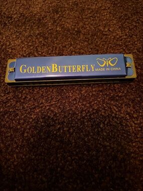 Golden Butterfly 32 Hole Harmonica